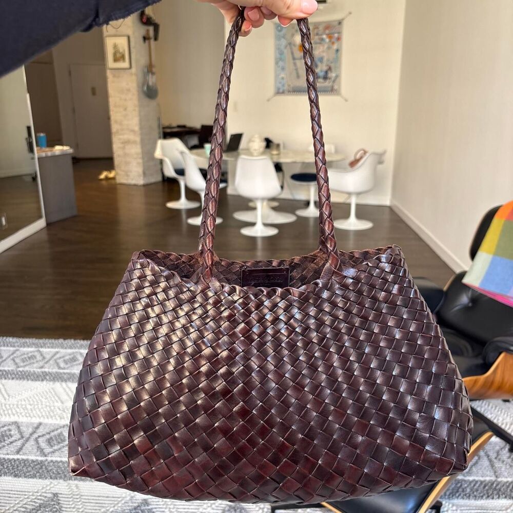 Authentic Dragon Diffusion Santa Croce Big bag in Dark Brown - Picture 3 of 8